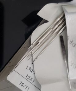 100 ORGAN FLAT SHANK 15X1 HAX1 HOME SEWING MACHINE NEEDLES - SIZE #75/11 15 61LehTnseL