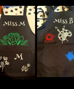 NOBONDO 12 Pack Bib Apron - Unisex Black Apron Bulk with 2 Roomy Pockets Machine Washable for Kitchen Crafting BBQ Drawing 28 61Lf5ul5B2L