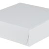 Southern Champion Tray 0953 Premium Clay-Coated Kraft Paperboard White Non-Window Lock Corner Bakery Box, 9" Length x 9" Width x 2.5" Height (Case of 250) 9" L x 9" W x 2-1/2" H - 250ct 53 61LfYglHD6L