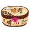 Hot Focus Dashing Horse Oval Shaped Musical Jewelry Box 2 61LgQY096nL