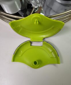 Kitchy Pizza Cutter Wheel with Protective Blade Cover, Ergonomic Pizza Slicer (Green) Green 32 61LgXzykafL