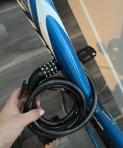 Master Lock 8370D Set Your Own Combination Bike Lock, 5 Feet Long , Black 5 Ft. Set your own combo Lock Cable 1 Pack 20 61LhOfozPDL