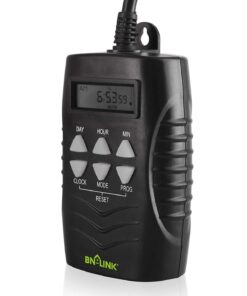 BN-LINK 7 Day Outdoor Heavy Duty Digital Programmable Timer BND/U78, 125VAC, 60Hz, Dual Outlet, Weatherproof, Heavy Duty, Accurate For Lamps Ponds Christmas Lights 1875W 1/2HP ETL Listed 36 61Lhf5mFw2L