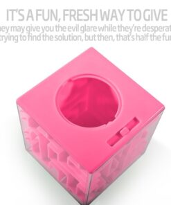 Trekbest Money Maze Puzzle Box - A Fun Unique Way to Give Gifts for Kids and Adults (Pink) Pink 9 61Li0peqMPL