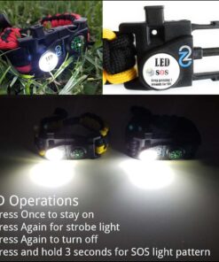 Nexfinity One Survival Paracord Bracelet - Tactical Emergency Gear Kit with SOS LED Light, 550 Grade, Adjustable, Multitools, Fire Starter, Compass, and Whistle - Set of 2 Yellow 20 61LiCmTS3L