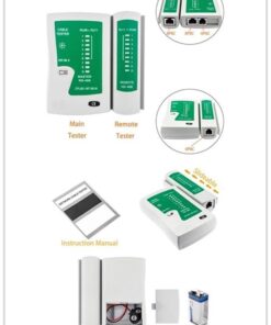 Gaobige Network Tool Kit for Cat5 Cat5e Cat6, 11 in 1 Portable Ethernet Cable Crimper Kit with a Ethernet Crimping Tool, 8p8c 6p6c Connectors rj45 rj11 Cat5 Cat6 Cable Tester, Punch Down Tool 22 61LmXVICq4L 1