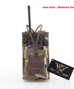 Warrior Quest Adjustable 1000D Nylon Short Radio Pouch – Molle Radio Pouch Tactical Radio Holster … Multicam Camo 10 61LmdpwGbOL