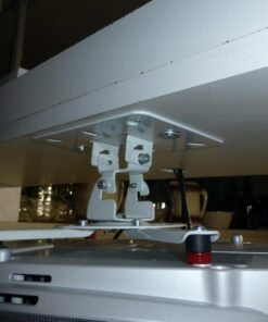suptek White Projector Ceiling Mount Bracket Fits Flat or Sloped Ceiling Height Adjustable with Extendable Length for LCD/DLP Projectors (PR05) 50 61Lmu8BdXGL