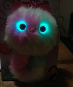 Pomsies Patches Plush Interactive Toys, White/Pink/Mint, Model:01883 20 61LoXFIxMdL