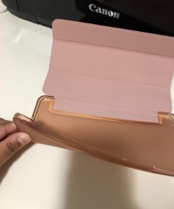 MoKo Case Fit iPad Mini 5 2019 (5th Generation 7.9-inch) iPad Mini 4, Slim Smart Shell Stand Folio Protective Cover with Soft TPU Translucent Frosted Back, Auto Wake/Sleep - Rose Gold 62 61Lp0tB2oyL