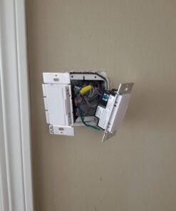 Lutron Claro 2 Gang Decorator/Rocker Wallplate, Gloss, White (1-Pack) | CW-2-WH 1 Pack 28 61Lpo9D0zxL 1