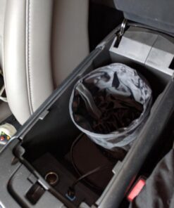 Zone Tech Universal Traveling Portable Car Trash Can - Black Collapsible Pop-up Leak Proof Trash Can- for Garbage to Organize Car, Waste Basket Bin, Rubbish Bucket (1 Pack) 1 Pack 33 61LrCXZgHPL