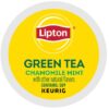 Lipton Green Tea K-Cup Portion Pack for Keurig Brewers, Soothe Green Tea with Chamomile Mint, 24 Count 24 Count (Pack of 1)