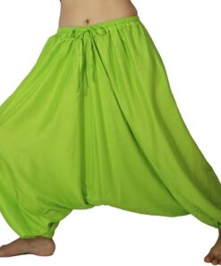 Lovely Creations Unisex Plus Size Baggy Aladdin Hippie Yoga Harem Casual Pants One Size Hc Green 13 61LtAyD97hL