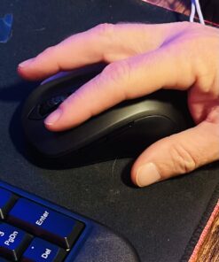 Wireless Keyboard and Mouse Combo, Full-Sized 2.4GHz Wireless Keyboard with Comfortable Palm Rest and Optical Wireless Mouse for Windows, Mac OS PC/Desktops/Computer/Laptops Black 41 61LuPVZDeTL