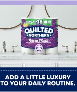 Quilted Northern Ultra Plush Toilet Paper, 24 Supreme Rolls = 105 Regular Rolls, 3-ply Bath Tissue 28 61LxRjwDw S