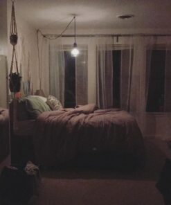 Edison 1-Light Plug-in Pendant, Matte Black, Black Woven Fabric Cord, in-Line On/Off Switch,65114 35 61LyynoEbtL