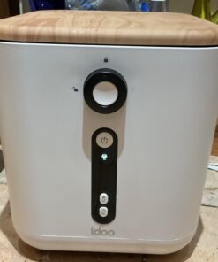 Electric Composter for Kitchen, iDOO 3L Smart Kitchen Composter Countertop, Auto Home Compost Machine Odorless, Food Cycler Waste Composter Turn Waste to Pre-Compost for Plants (composter) 44 61LzFHwijcL