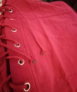 Moomphya Men's Pirate Shirt Viking Steampunk Retro Renaissance Medieval Gothic Victorian Halloween Costume Wine Large 13 61LzweaUG1L