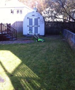 Greenworks 10 Amp 16-inch Corded Mower, 25142 16" Corded Mower 64 61M AI1wxL