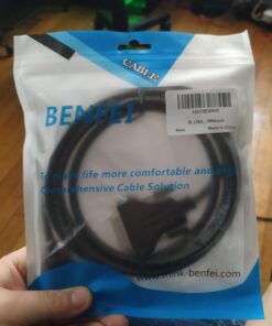 BENFEI HDMI to DVI, Bi Directional DVI-D 24+1 Male to HDMI Male High Speed Adapter Cable Support 1080P Full HD Compatible for Raspberry Pi, Roku, Xbox One, PS4 PS3, Graphics Card 6 Feet 1 Pack 20 61M djsKtrL