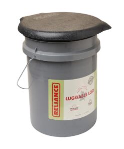 Reliance Products Luggable Loo Portable 5 Gallon Toilet 13.5 inch x 13.0 inch x 15.3 inch 15 61M11cVDwsL