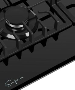 Empava 30 in. Gas Stove Cooktop 5 Italy Sabaf Sealed Burners NG/LPG Convertible in Black Tempered Glass, 30 Inch 16 61M2YDBUEZL