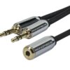Monoprice 110146 6-Inch 3.5mm Stereo Jack Splitter for Mobile - Retail Packaging 50 61M30NDYUHL