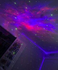 SunTime Star Projector Galaxy Night Light - Astronaut Starry Nebula Ceiling LED Lamp with Timer and Remote, Gift for Kids Adults for Bedroom, Christmas, Birthdays, Valentine's Day etc. White 31 61M3iUfslRL