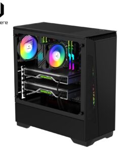 upHere RGB LED 120mm Case Fan,Quiet Edition High Airflow Adjustable Color LED Case Fan for PC Cases, CPU Coolers,Radiators System,5-Pack / C8123 43 61M4AUtuMkL