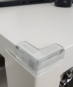 Gudui 12 Pack Corner Guards Corner Protectors for Baby Furniture Corner & Edge Safety Bumpers Clear Baby Proofing Bumper Cushion for Table Furniture Sharp Corners (L-Shaped) L Shaped 34 61M55xNa7PL