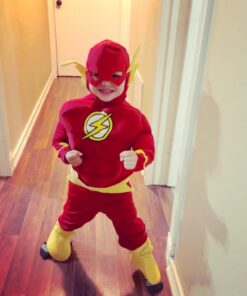 Rubie's DC Comics Deluxe Muscle Chest The Flash Child's Costume Small 30 61M6I szlJL