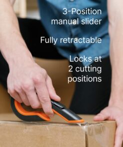 Slice - 10400 Box Cutter, 3 Position Manual Button with Ceramic Blade, Locking blade 1 Box Cutter 22 61M6sYTQy L