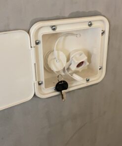 Valterra White Gravity/City Water Hatch Fill Dish Lock Keys RV Trailer 11 61MAFptFnJL