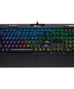 Corsair K70 RGB MK.2 Rapidfire Mechanical Gaming Keyboard - USB Passthrough & Media Controls - Fastest & Linear - Cherry MX Speed - RGB LED Backlit MX SPEED (Linear & Fast) Black 36 61MAak5RNL