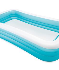 Alternative view of INTEX 58484EP Swim Center Inflatable Family Pool: 277 Gallon Capacity – 120" x 72" x 22" – Blue