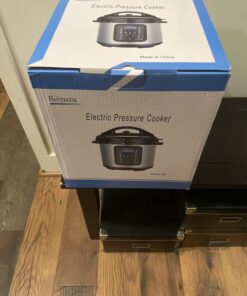 Electric Pressure Cooker: 6 Quart 9-in-1 Multi-Functional Built-in 11 Presets Programs Pressure Pot, Multi Cooker, Slow Cooker, Rice Cooker, Steamer, Sauté, Yogurt Maker, Warmer & Sterilizer 6 Quarts 40 61MAr79XOL