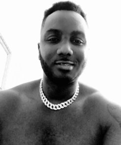 Shiny Jewelers USA Mens Iced Out Hip Hop Gold tone CZ Miami Cuban Link Chain Choker Necklace 18" 19 61MD5RbiZIL