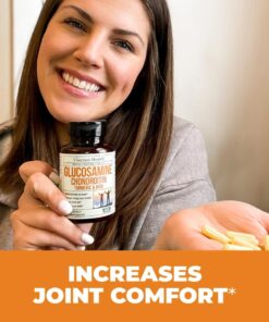 Glucosamine Chondroitin MSM Turmeric Boswellia - Joint Support Supplement. Antioxidant Properties. Helps with Inflammatory Response. Occasional Discomfort Relief for Back, Knees & Hands. 90 Capsules Glucosamine Chondroitin 30 61MEAAzrzOL