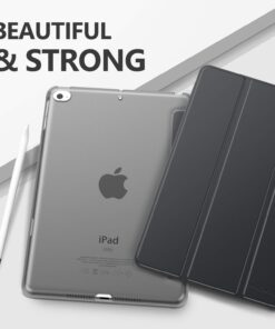 MoKo Case Fit New iPad Mini 5 2019/Mini 4 2015 (5th/4th Generation 7.9 inch), Slim Lightweight Smart Shell Stand Cover with Translucent Frosted Back Protector, with Auto Wake/Sleep,Space Gray Space Gray 33 61MEwUxxN0L