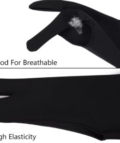 eZAKKA Tablet Drawing Glove, Artist Glove for Graphic Tablet Art Creation Pen Display and iPad Pro Pencil(Blue,Red, Black,Purple) 11 61MFKEKUAqL