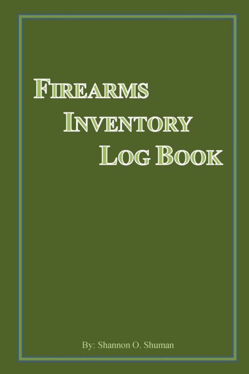 Firearms Inventory Log Book