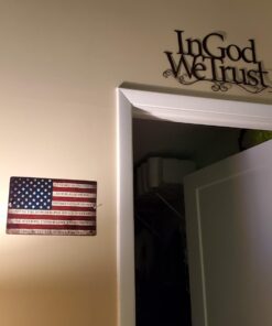 Rogue River Tactical USA American Flag Metal Tin Sign, 12x8 Inch, Wall Decor Man Cave Bar US Pledge of Allegiance 20 61MJmoEXoL