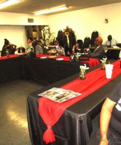 Gee Di Moda Rectangle Tablecloth | 90 x 156 Inch - Black Rectangular Table Cloth for 8 Foot Table in Washable Polyester | Great for Buffet Table, Parties, Holiday Dinner, Wedding & Baby Shower Black Tablecloth 15 61ML1ycuJlL