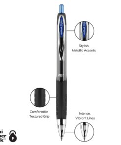 Uniball Signo 207 Gel Pen 12 Pack, 0.7mm Medium Blue Pens, Gel Ink Pens Office Supplies Sold By Uniball Are Pens, Ballpoint Pen, Colored Pens, Gel Pens, Fine Point, Smooth Writing Pens 15 61ML6Fz6snL