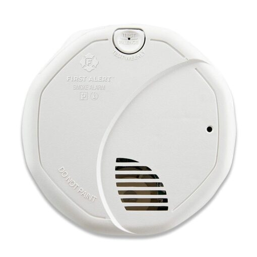 First Alert SA320FF Dual-Sensor Smoke and Fire Alarm, Battery Powered, Frustration-Free Packaging, White , 1 Pack