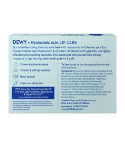 NIVEA Dewy Lip Care with Hyaluronic Acid, Lip Balm Leaves Visibly Less Noticeable Lip Lines and No Waxy Feel, 0.18 Oz, Pack of 4 22 61MM2v9qJeL