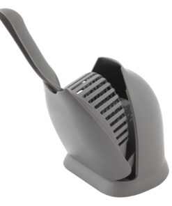 Petmate Scoop N' Hide Cat Litter Scoop with Discreet Litter Scoop Holder, Brushed Nickel 33 61MMSeJxNgL