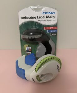 DYMO Embossing Label Maker with 3 DYMO Label Tapes, Organizer Xpress Pro Label Maker Starter Kit, Ergonomic Design, For Home, DIY & Crafting 40 61MMoloXj9L