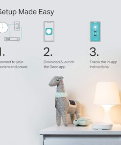 TP-Link Deco Mesh WiFi System(Deco M5) –Up to 5,500 sq. ft. Whole Home Coverage and 100+ Devices,WiFi Router/Extender Replacement, Anitivirus, 3-pack 3-5 Bedrooms, 3-pack 39 61MO2f dysL